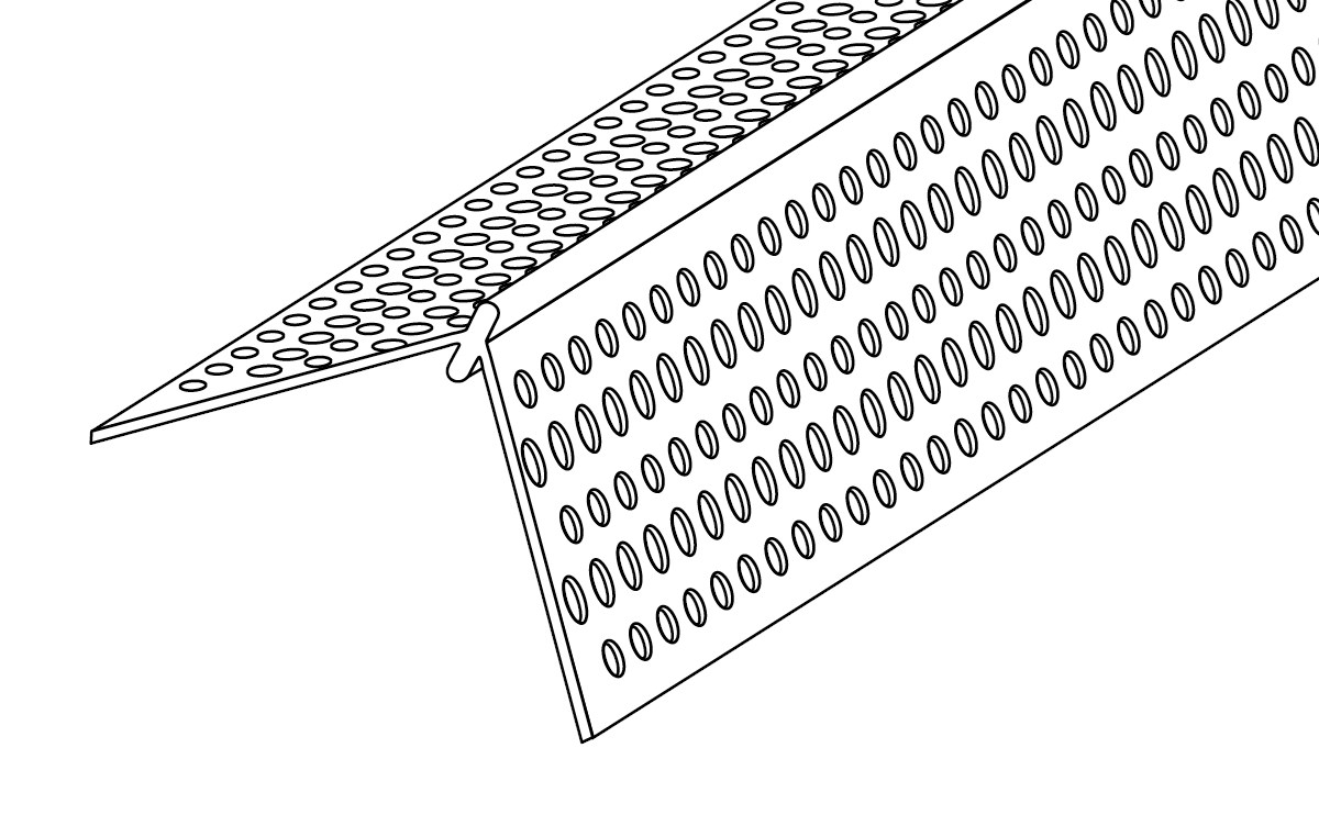 msr010 trimtex mud set external corner  90° 3000mm